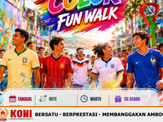 Jelang Piala Dunia, Pemkot Gelar Ambon Fun Walk 2026